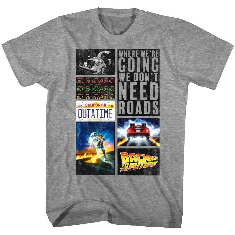 Back To The Future Movie Collage Unisex T Shirt